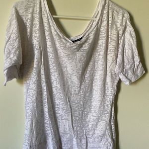 Rue 21 sheer white top